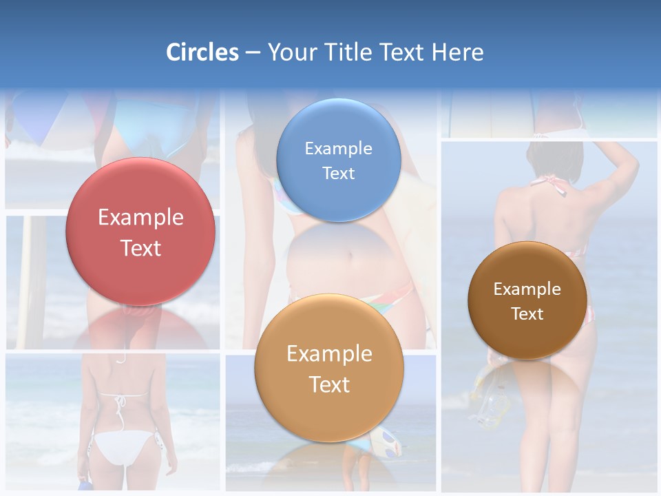 Surfboard Isolated Skin PowerPoint Template