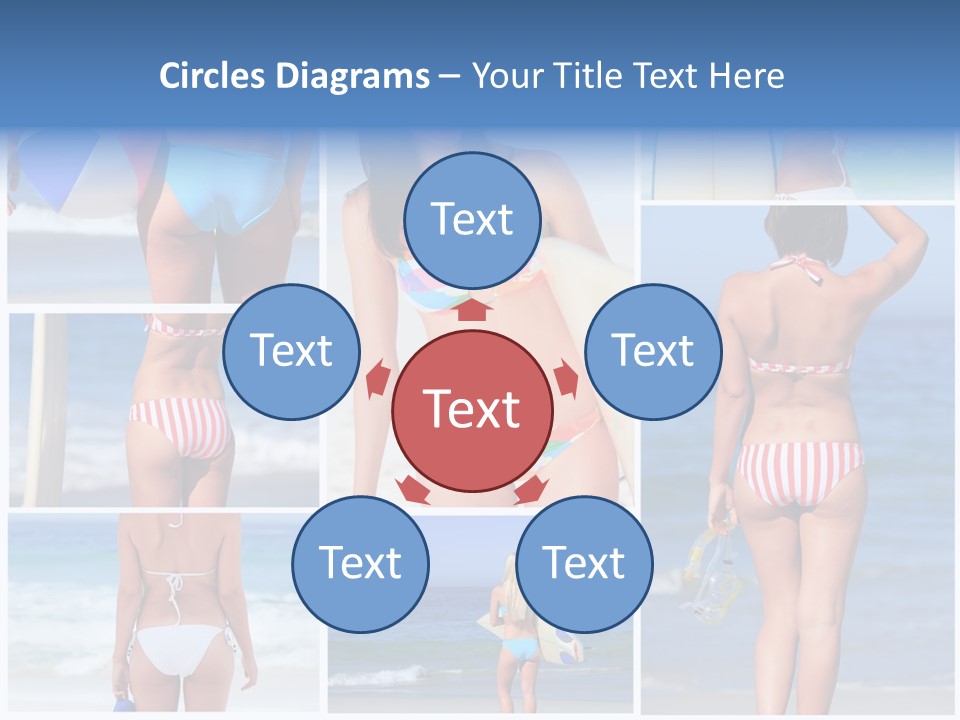 Surfboard Isolated Skin PowerPoint Template