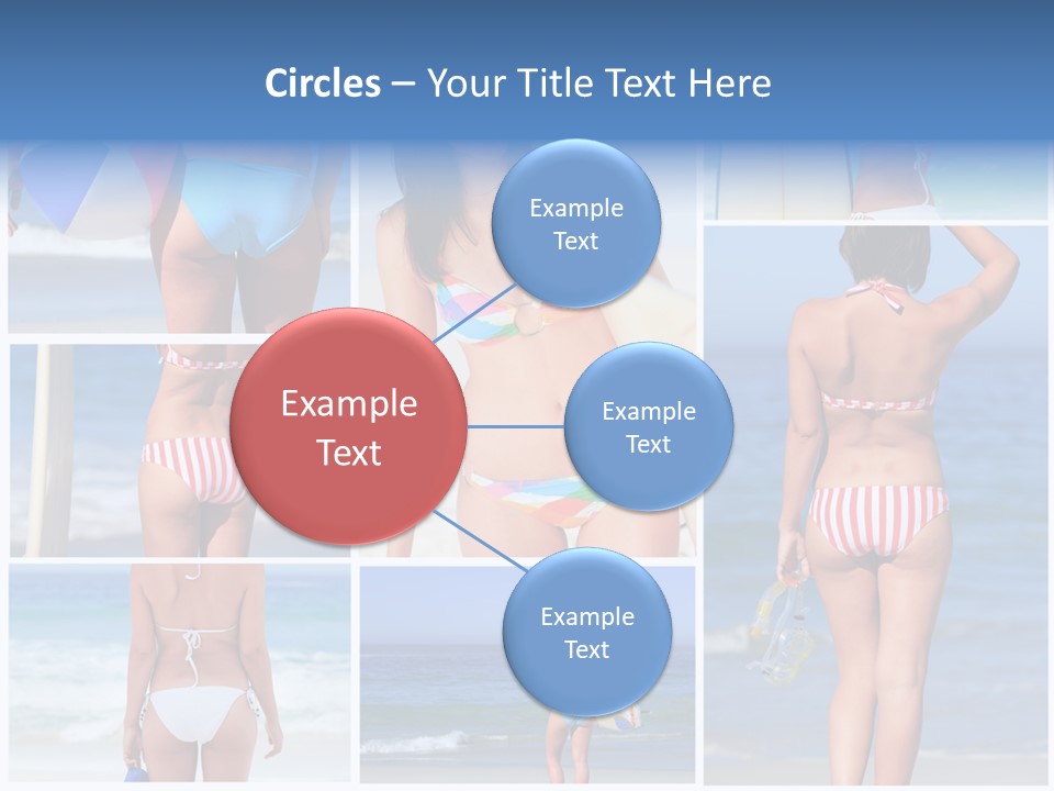 Surfboard Isolated Skin PowerPoint Template