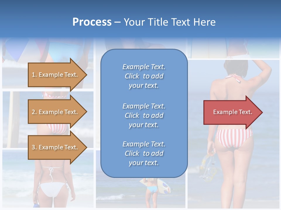Surfboard Isolated Skin PowerPoint Template