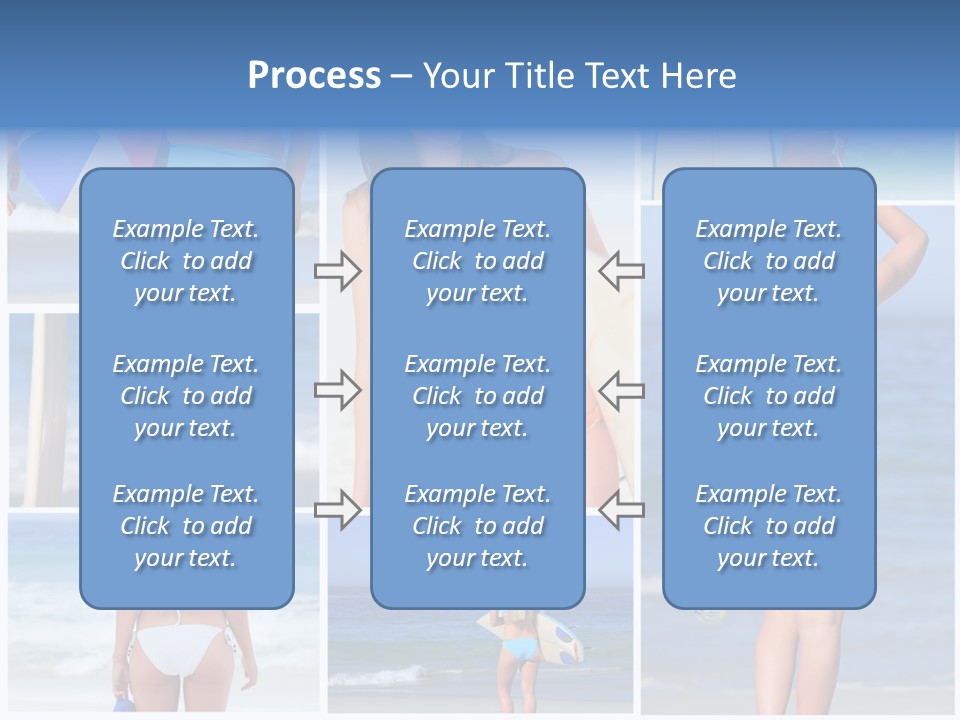 Surfboard Isolated Skin PowerPoint Template