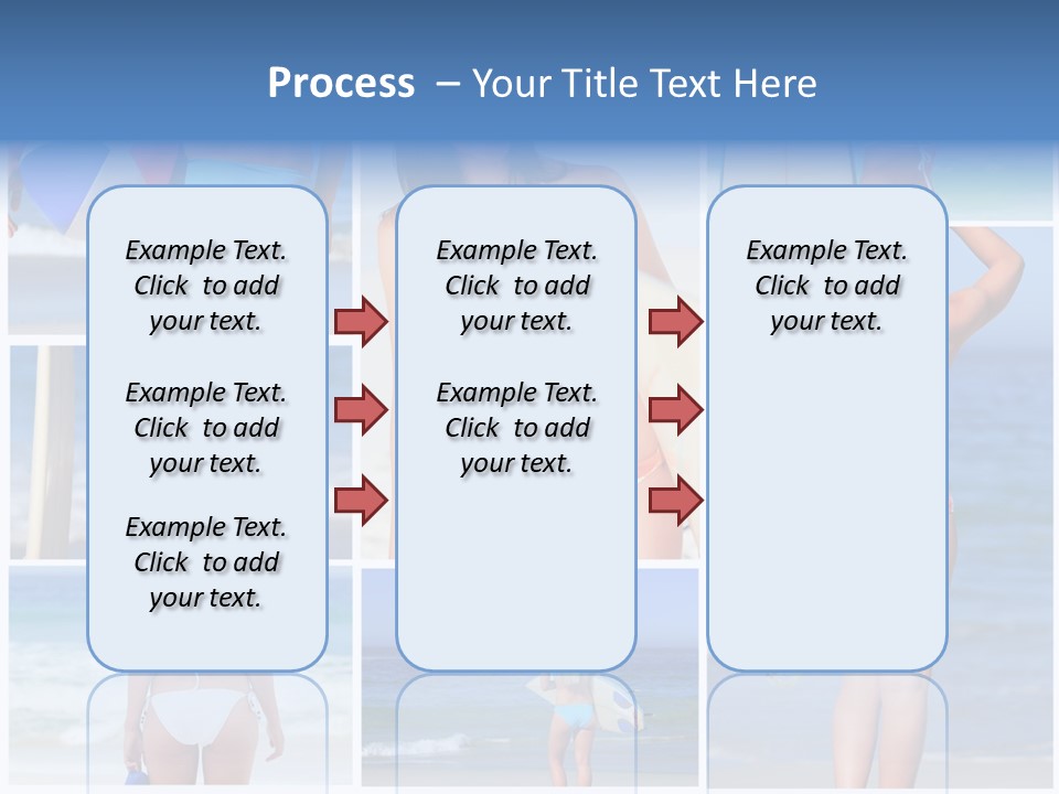 Surfboard Isolated Skin PowerPoint Template