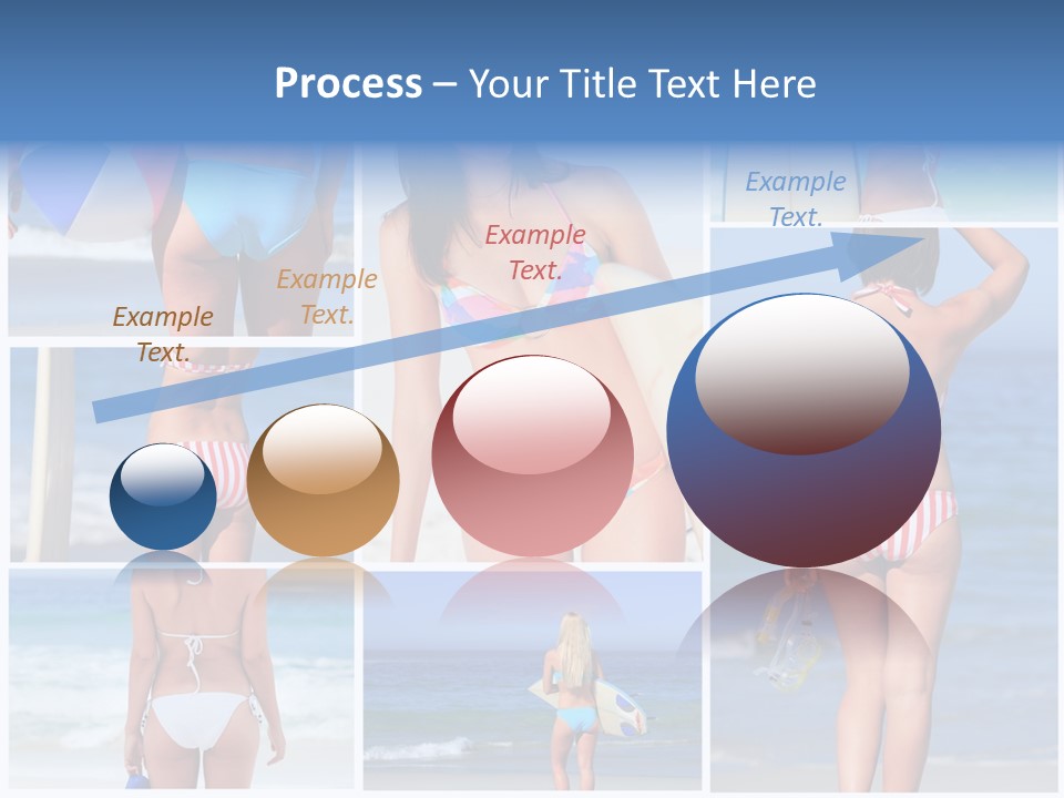 Surfboard Isolated Skin PowerPoint Template
