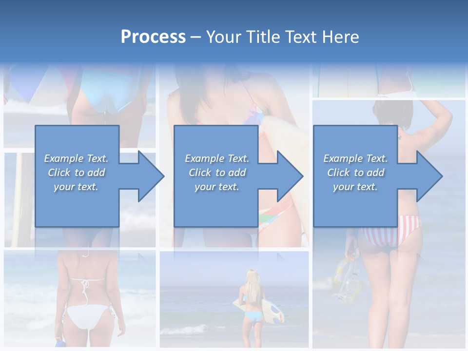 Surfboard Isolated Skin PowerPoint Template