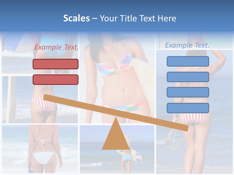 Surfboard Isolated Skin PowerPoint Template