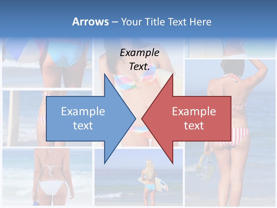 Surfboard Isolated Skin PowerPoint Template