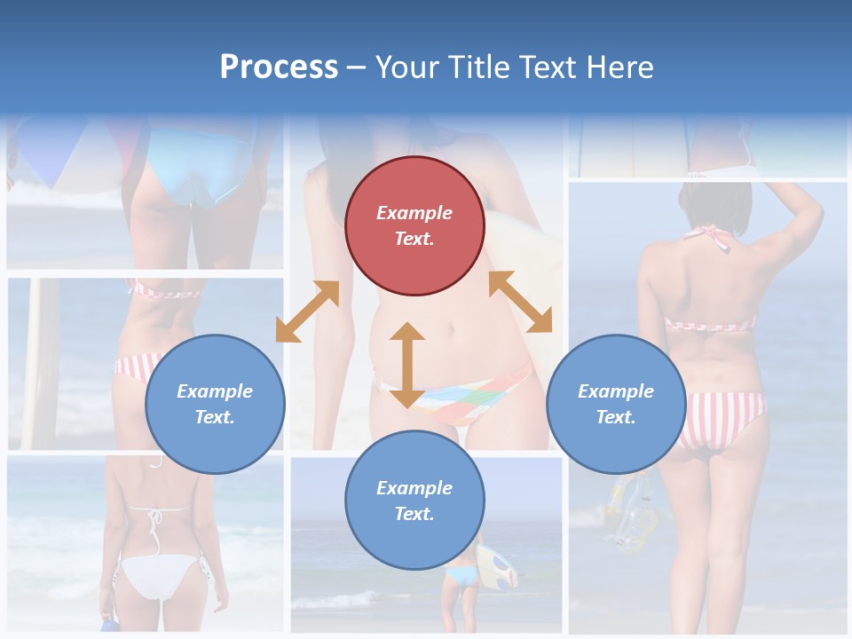Surfboard Isolated Skin PowerPoint Template