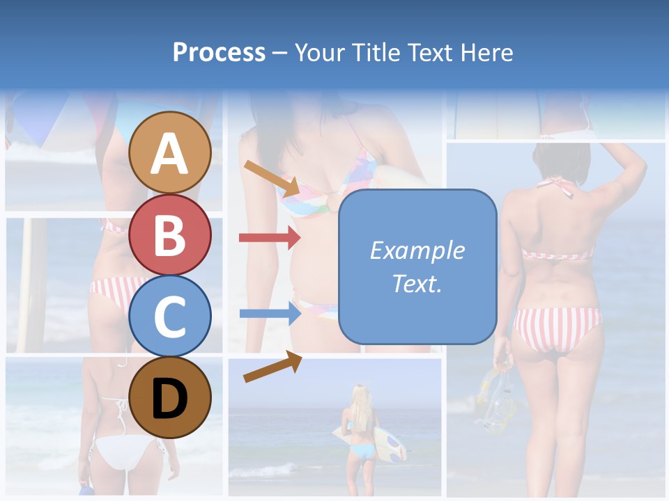 Surfboard Isolated Skin PowerPoint Template