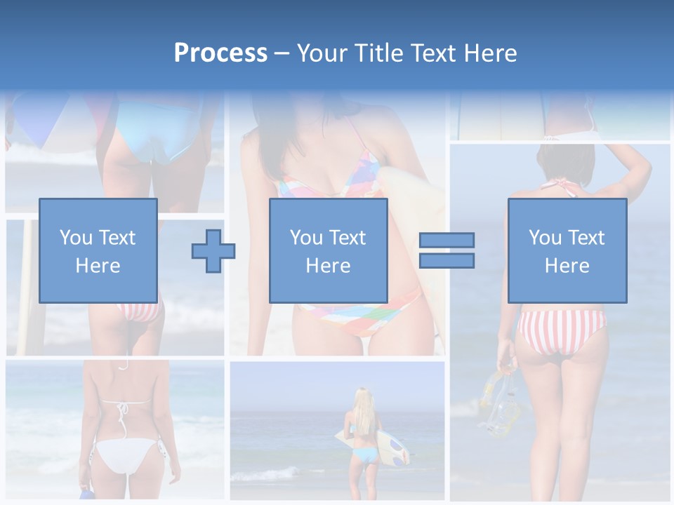 Surfboard Isolated Skin PowerPoint Template