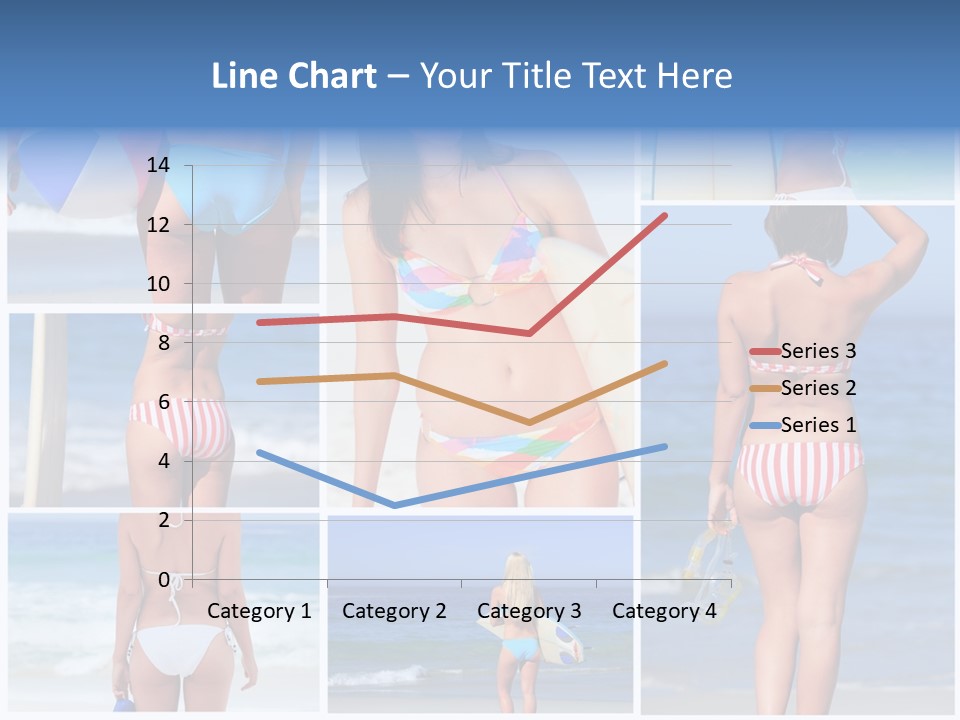 Surfboard Isolated Skin PowerPoint Template