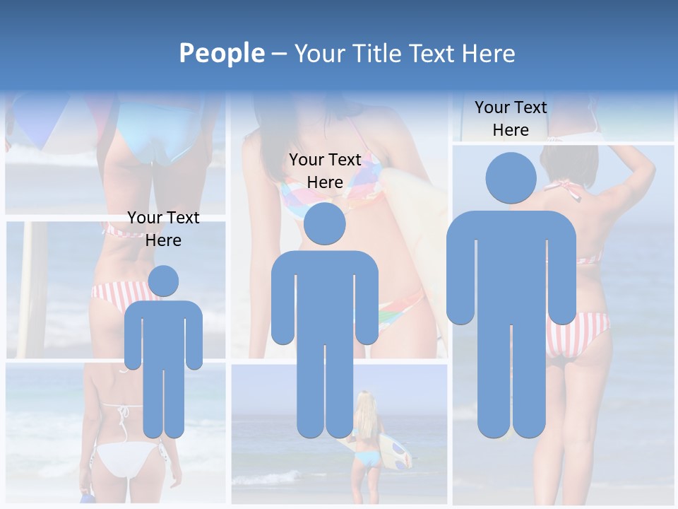 Surfboard Isolated Skin PowerPoint Template