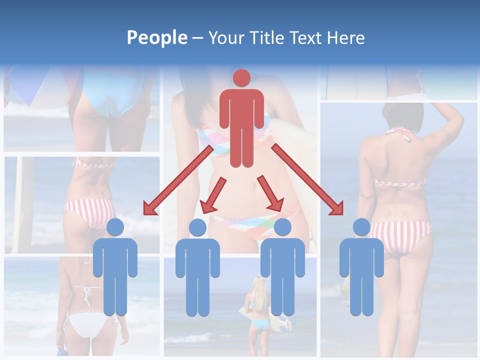 Surfboard Isolated Skin PowerPoint Template
