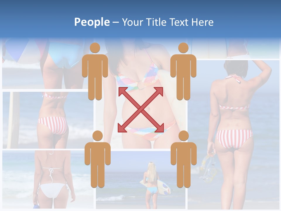Surfboard Isolated Skin PowerPoint Template