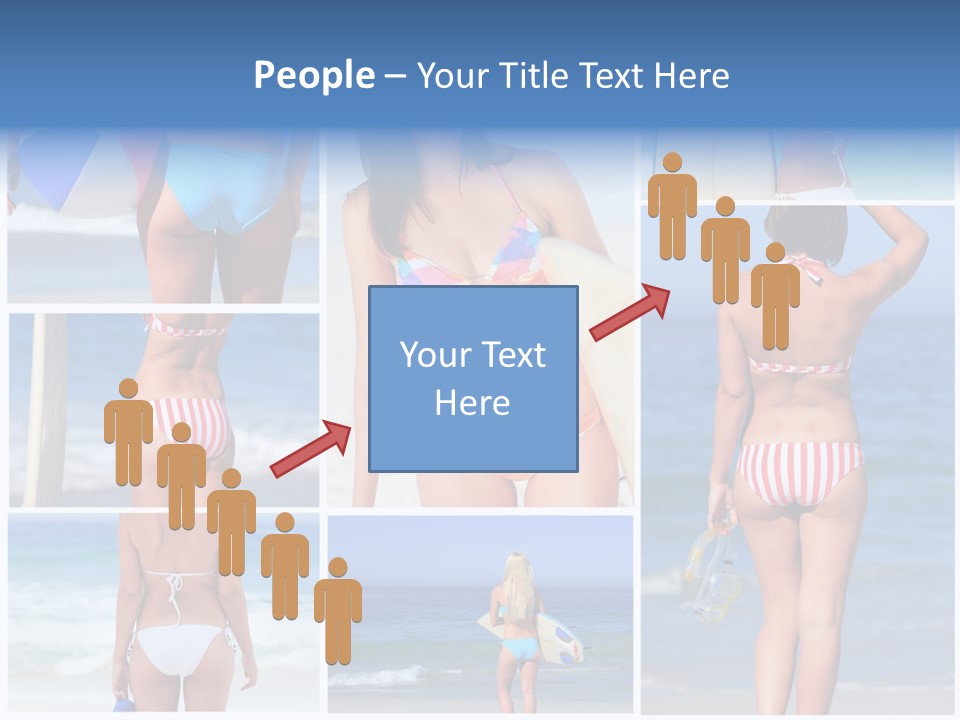 Surfboard Isolated Skin PowerPoint Template