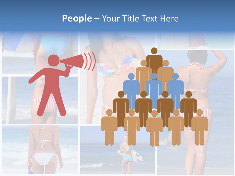 Surfboard Isolated Skin PowerPoint Template