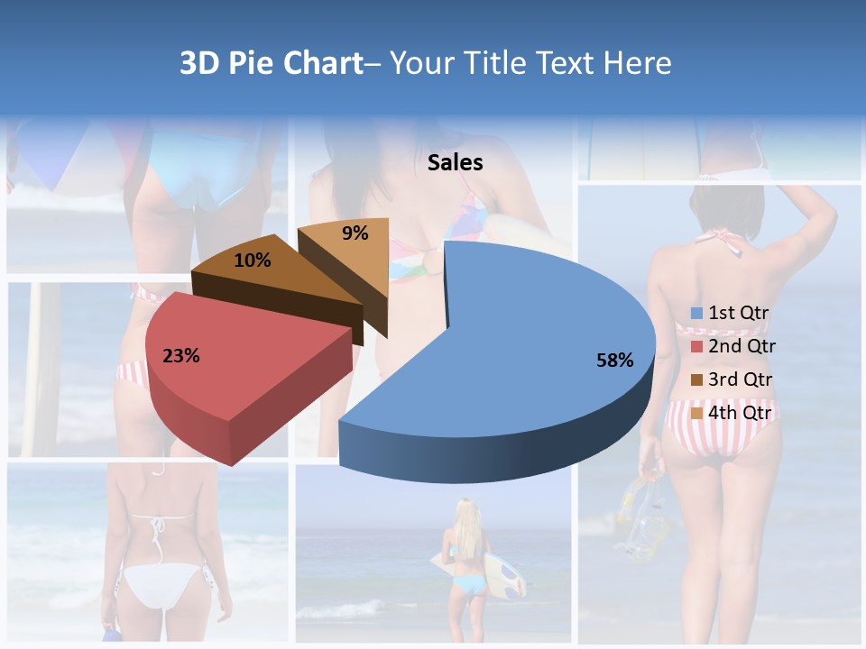 Surfboard Isolated Skin PowerPoint Template