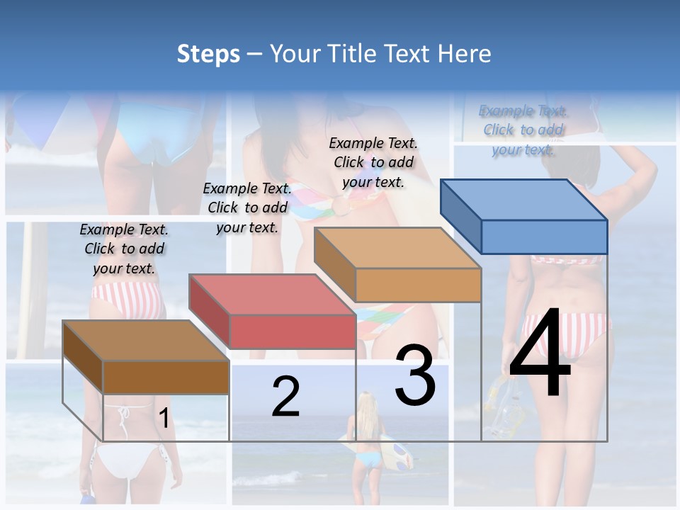 Surfboard Isolated Skin PowerPoint Template