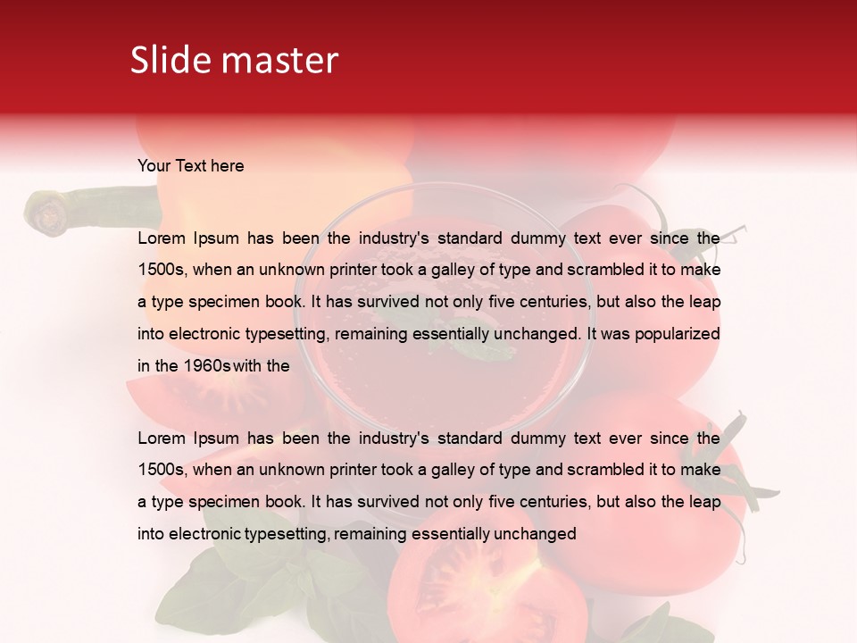 Beverage Still Nature PowerPoint Template