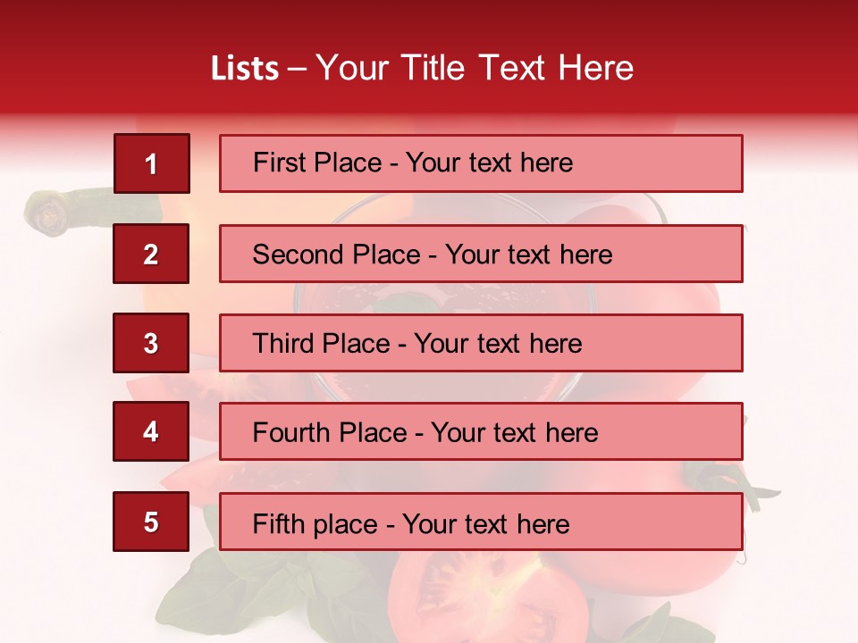 Beverage Still Nature PowerPoint Template