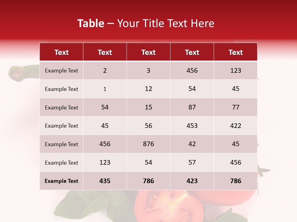 Beverage Still Nature PowerPoint Template