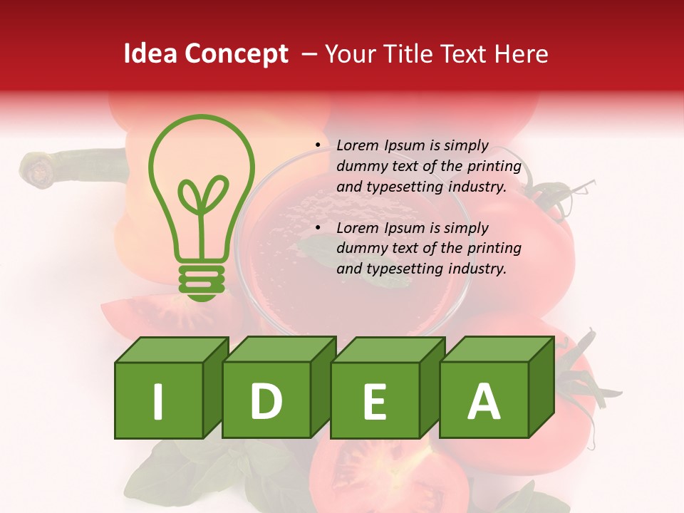 Beverage Still Nature PowerPoint Template