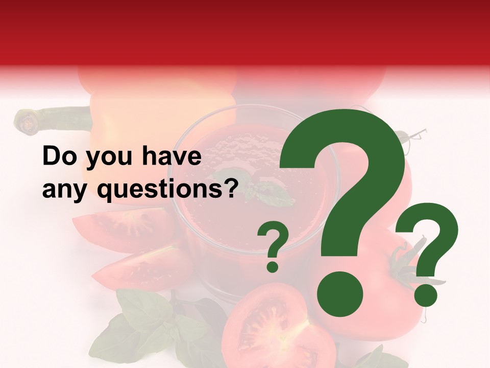 Beverage Still Nature PowerPoint Template