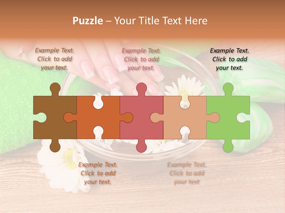 Camomile Spa Salon PowerPoint Template