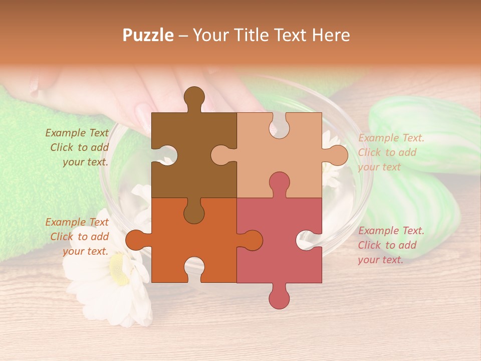 Camomile Spa Salon PowerPoint Template