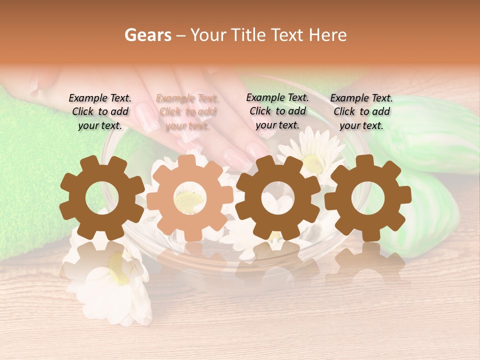 Camomile Spa Salon PowerPoint Template