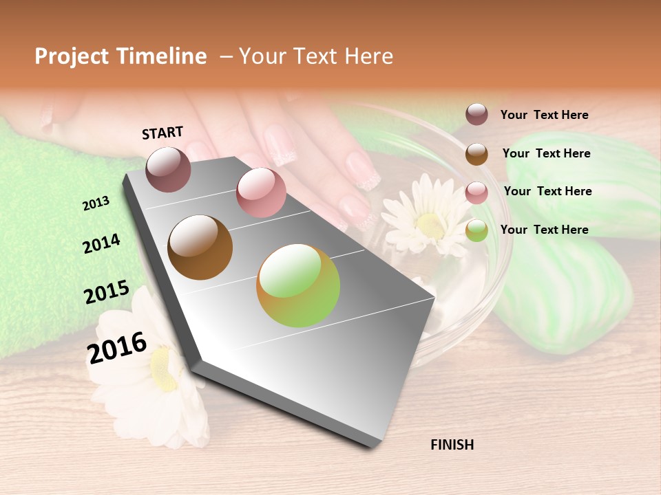 Camomile Spa Salon PowerPoint Template