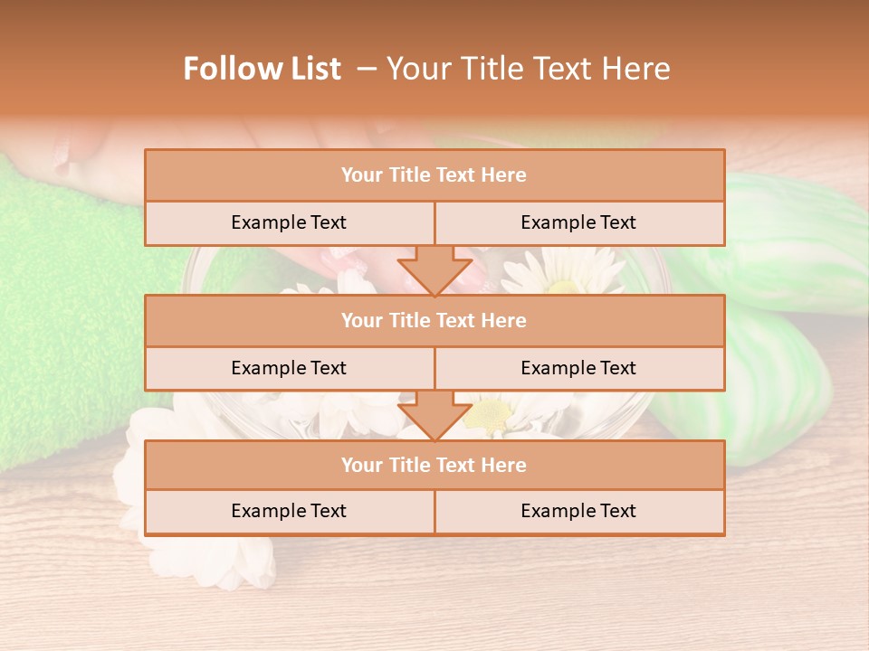 Camomile Spa Salon PowerPoint Template