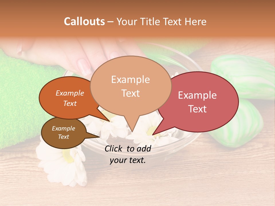 Camomile Spa Salon PowerPoint Template