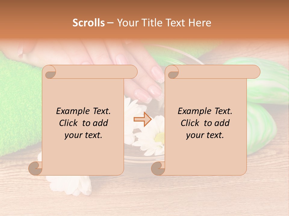 Camomile Spa Salon PowerPoint Template