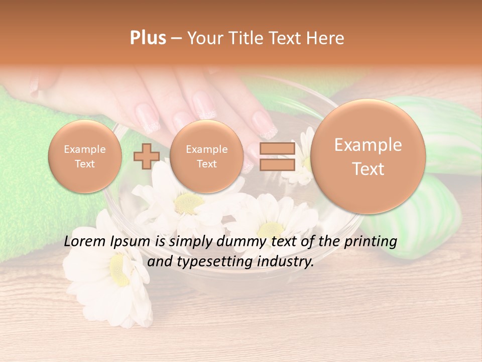 Camomile Spa Salon PowerPoint Template