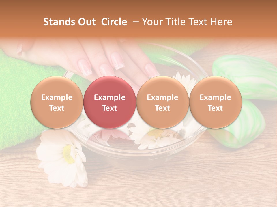 Camomile Spa Salon PowerPoint Template