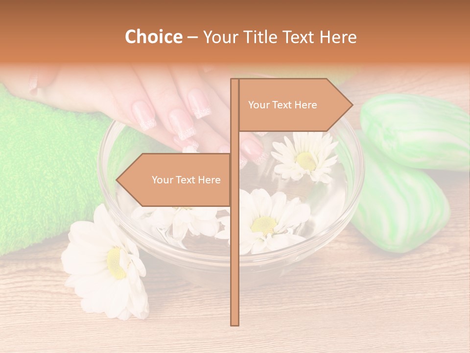 Camomile Spa Salon PowerPoint Template