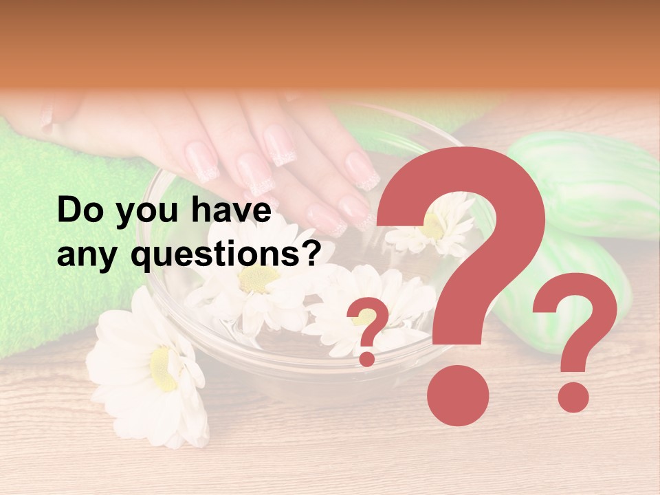 Camomile Spa Salon PowerPoint Template