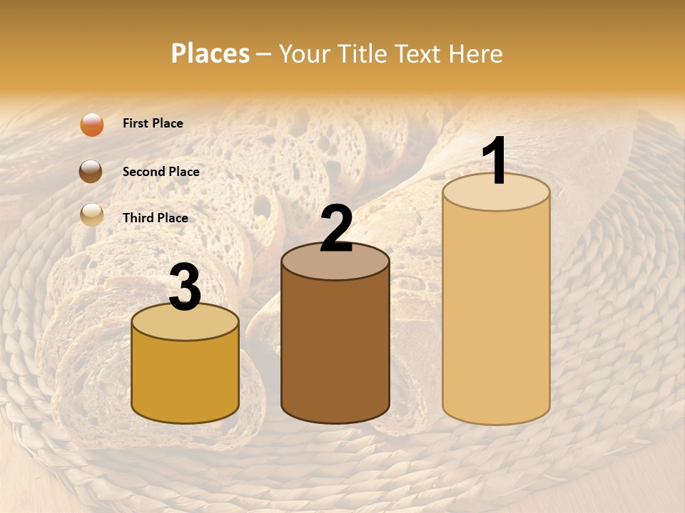 Portion Baked Bread Seeds PowerPoint Template