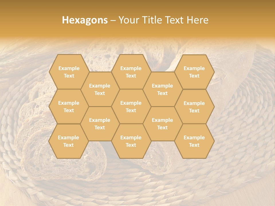 Portion Baked Bread Seeds PowerPoint Template