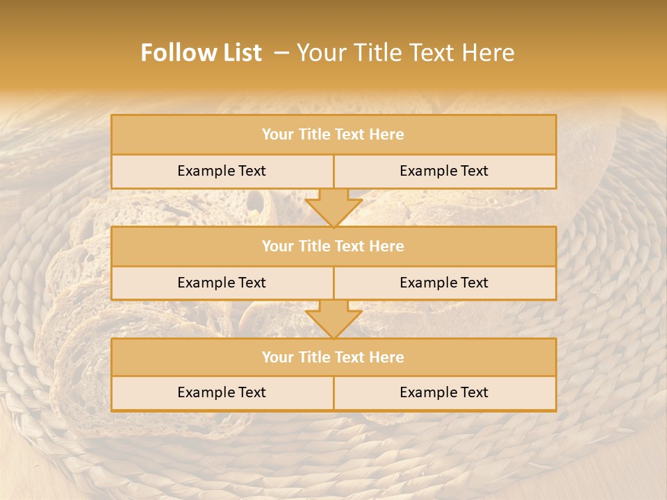 Portion Baked Bread Seeds PowerPoint Template