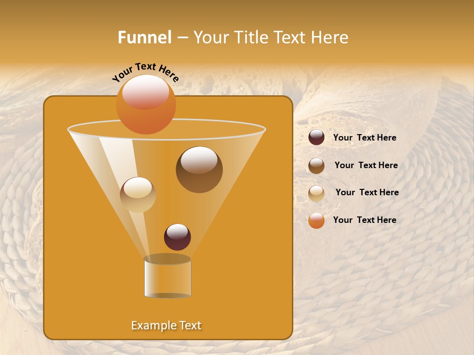 Portion Baked Bread Seeds PowerPoint Template