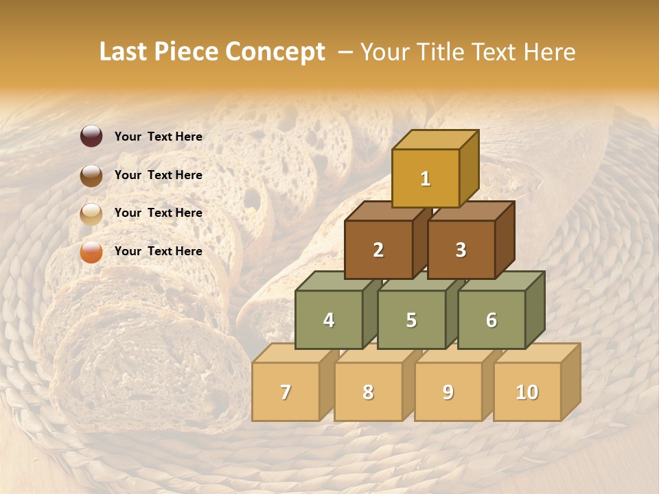 Portion Baked Bread Seeds PowerPoint Template