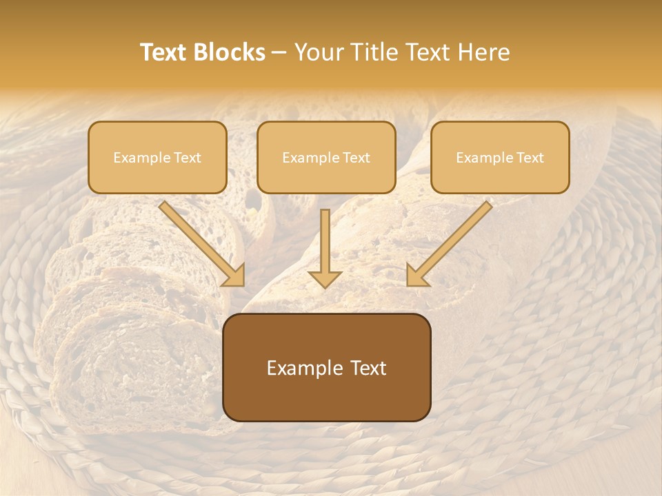 Portion Baked Bread Seeds PowerPoint Template