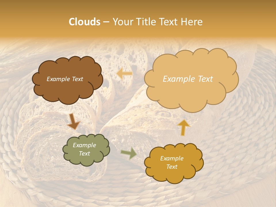 Portion Baked Bread Seeds PowerPoint Template