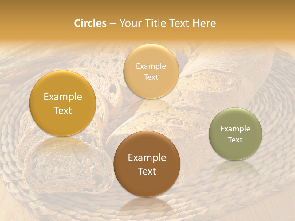 Portion Baked Bread Seeds PowerPoint Template