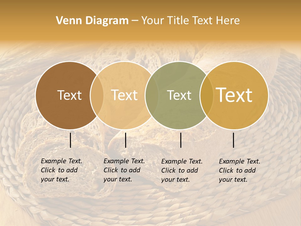 Portion Baked Bread Seeds PowerPoint Template