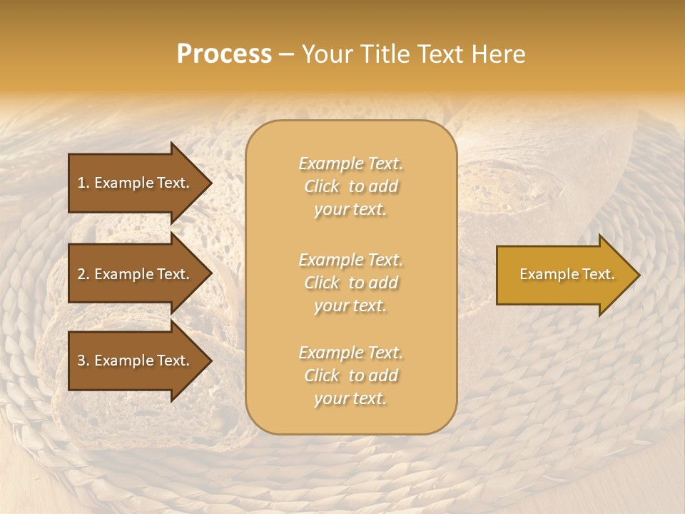 Portion Baked Bread Seeds PowerPoint Template