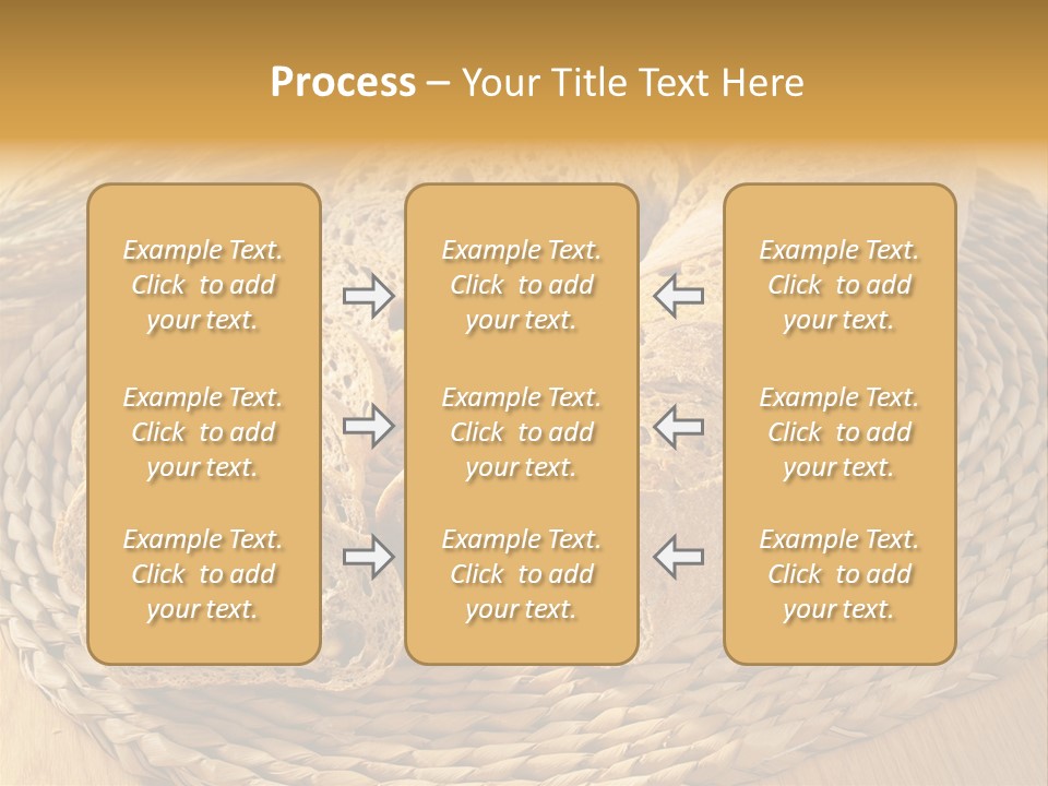 Portion Baked Bread Seeds PowerPoint Template