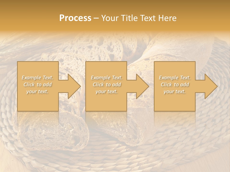 Portion Baked Bread Seeds PowerPoint Template