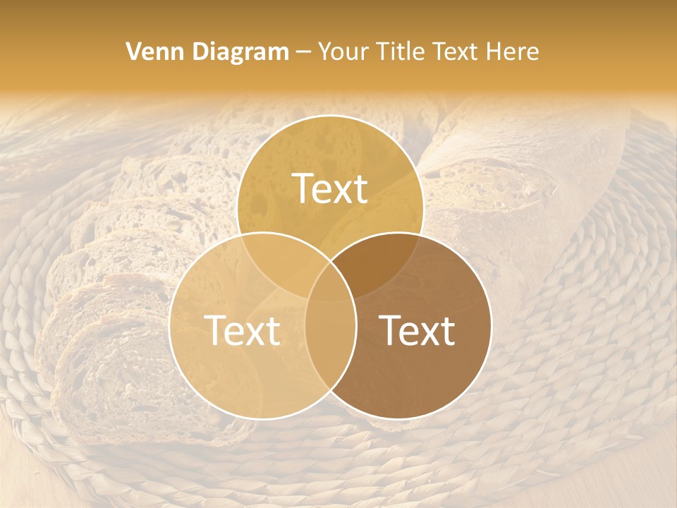 Portion Baked Bread Seeds PowerPoint Template